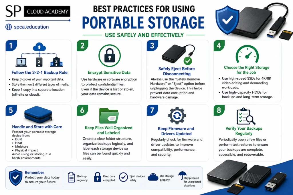 Portable storage devices