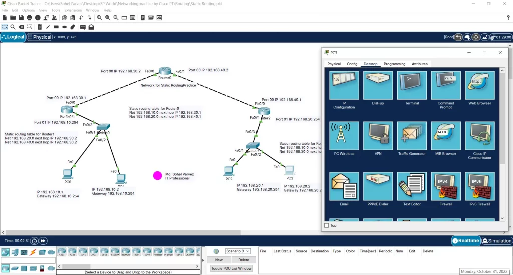 Personal Computer Networking Lab Deployment