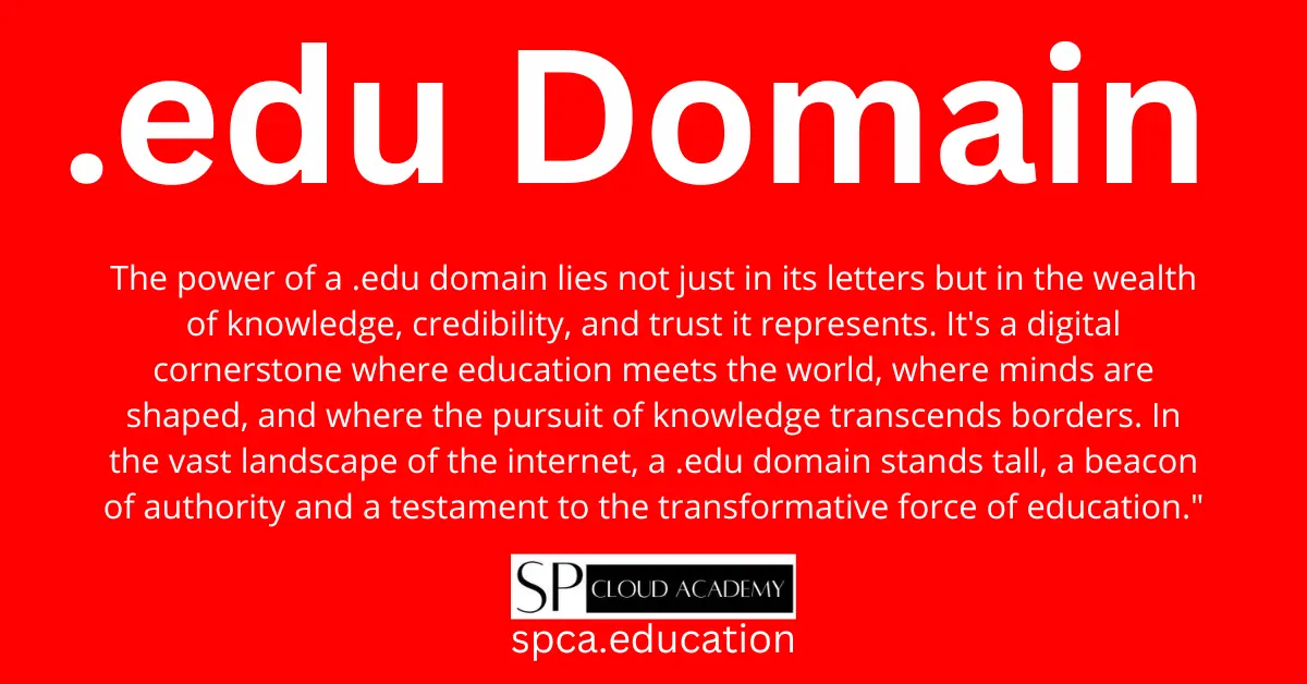 The Power of .edu Domain in Education