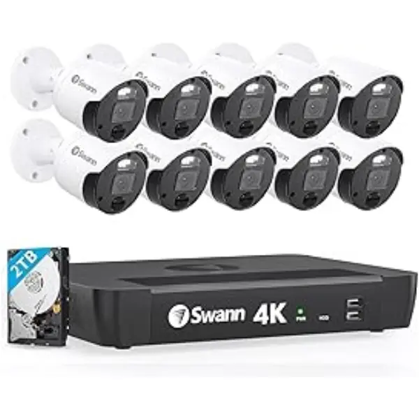 SWANN Master 4K, 16 Channel Home Security Camera System